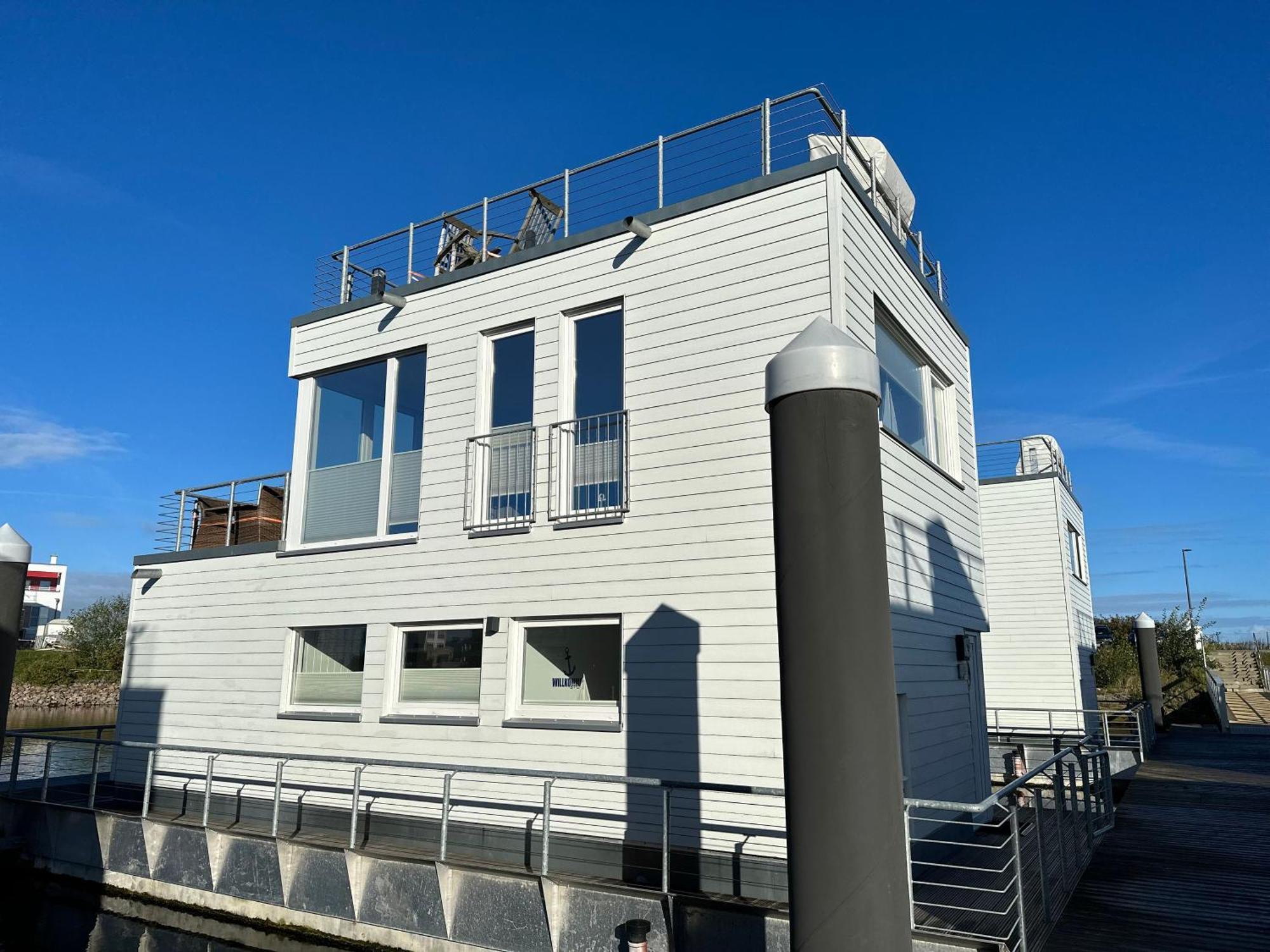 Hotel Schwimmendes Haus - An Bord Zwei Olpenitz Esterno foto